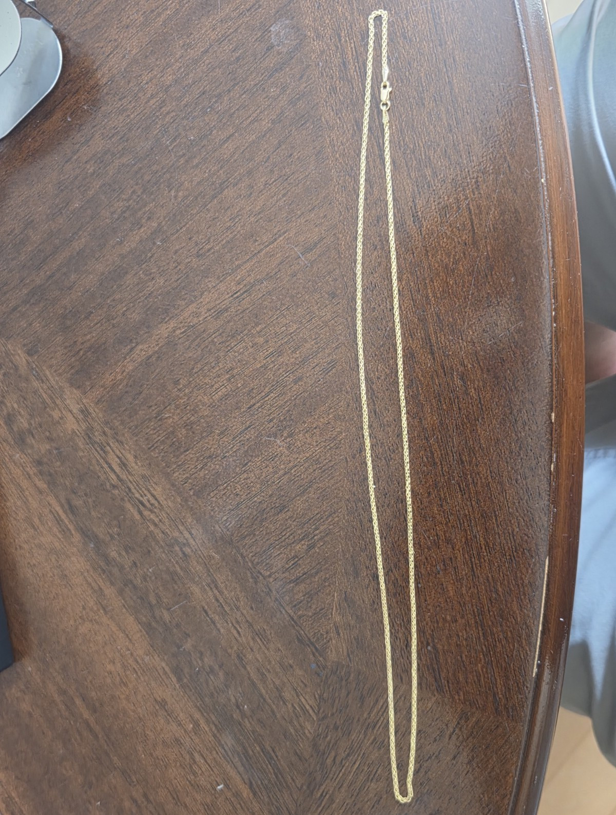 10k Yellow Gold Bismarck Chain 22″ 1.8mm Necklace Lobster Clasp Closure
