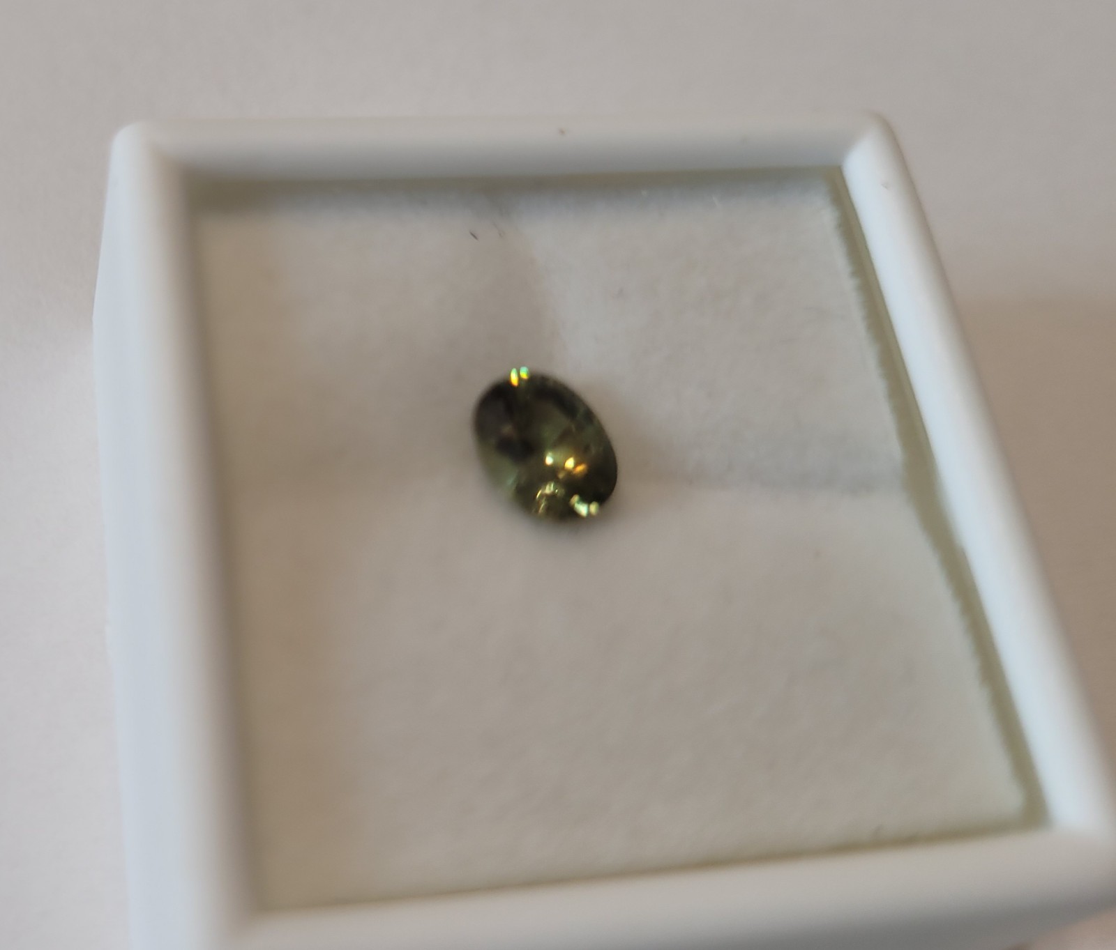 GIA Certified Demantoid Andradite Garnet 1.08cts Oval 6.90×5.48x 3.74mm Gemstone
