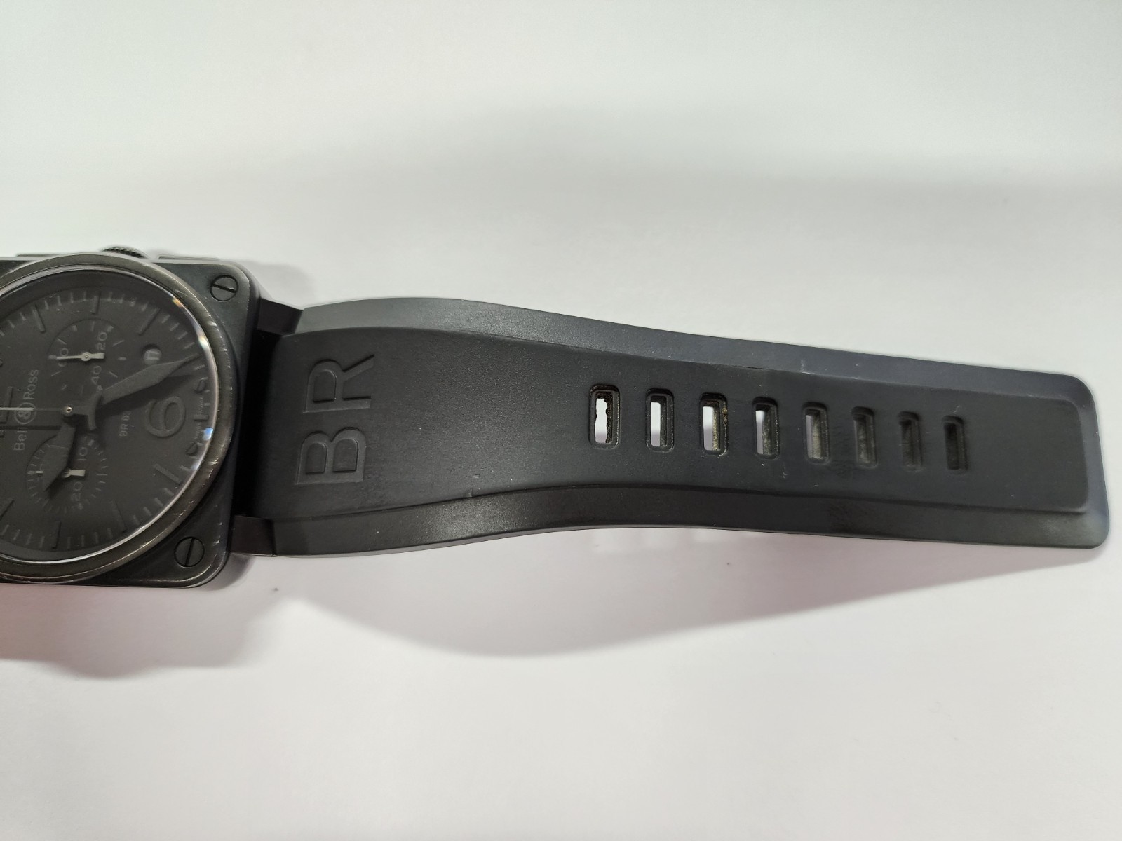 Bell & Ross BR 03-94 Phantom All Black Chronograph Automatic Aviator Watch 42mm