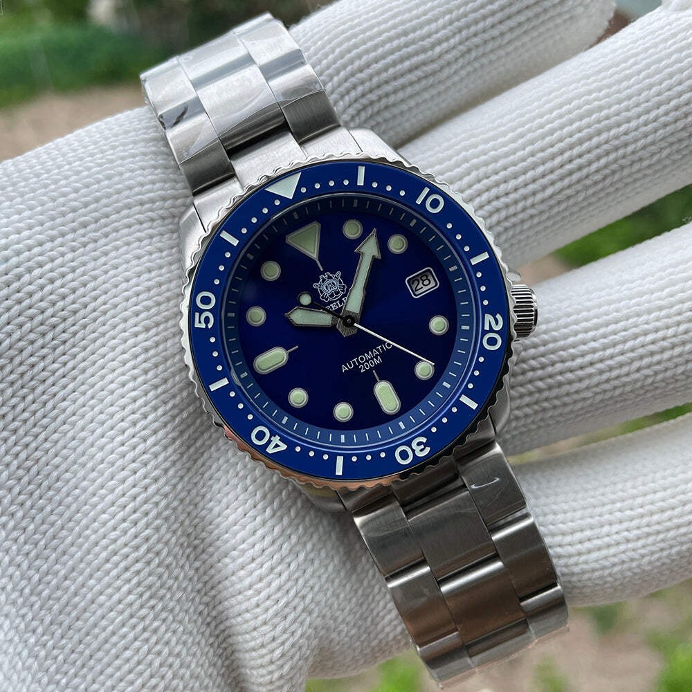 STEELDIVE SD1973 — Ceramic Bezel Insert Sapphire 200mm 41.2mm NH35 Dive Watch