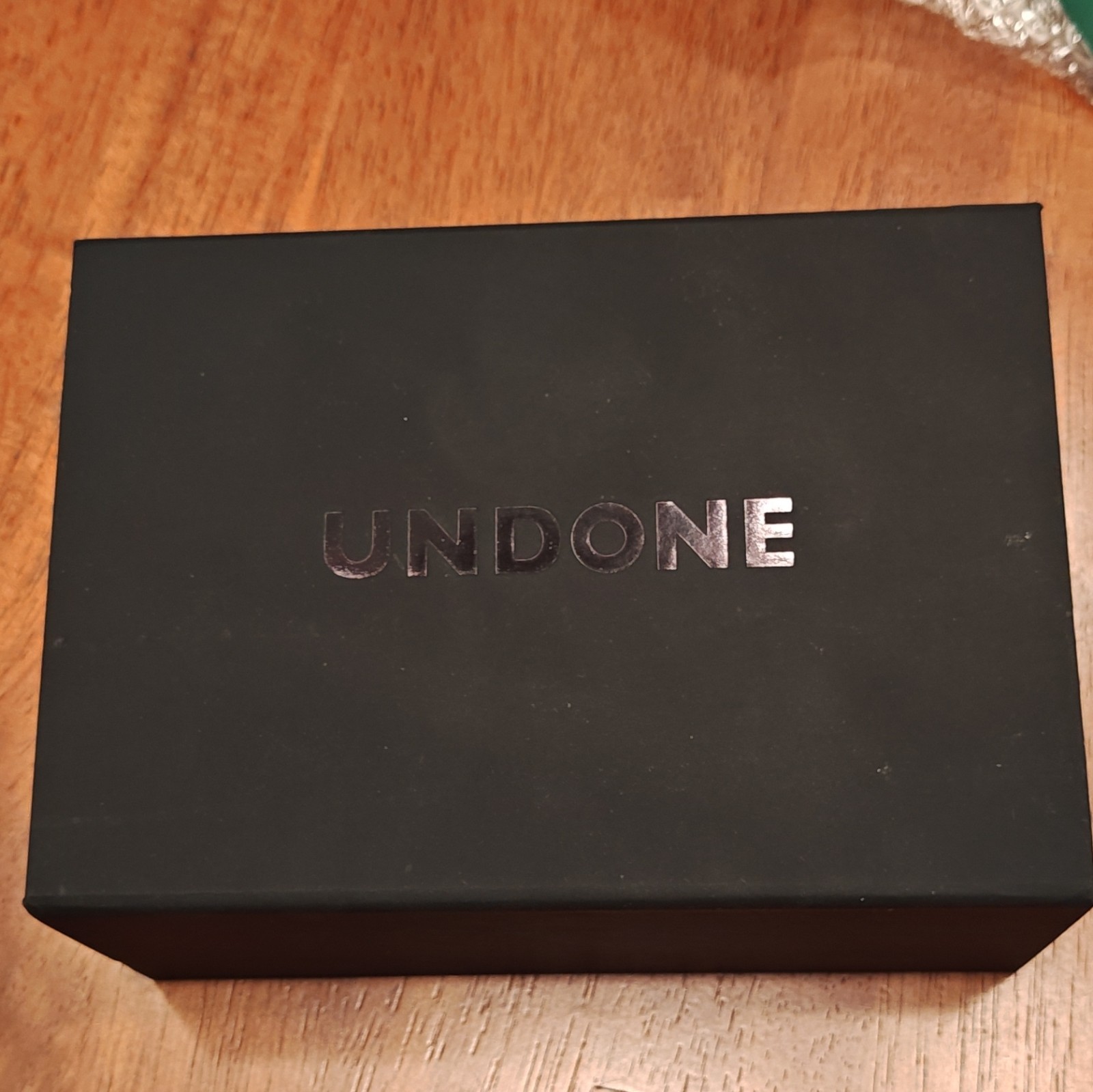 UNDONE Stand Alone Complex Quartz Chronograph Tachymeter 41mm Black Watch