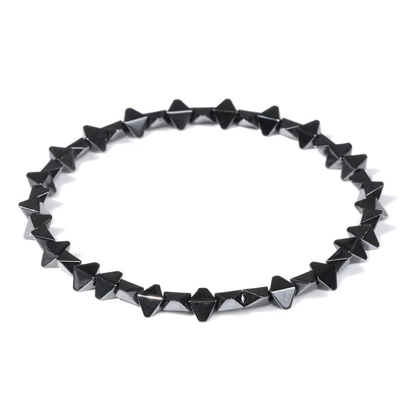 Hematite Bracelet for Men, 2025 New No-magnetic Black Bracelet