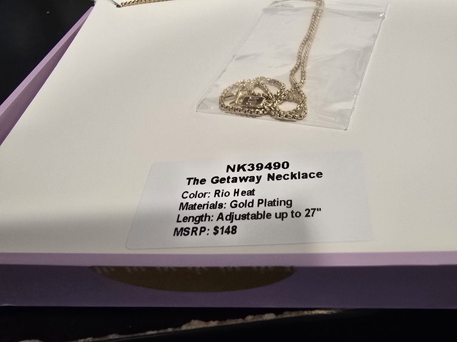 The Getaway Necklace Rio Heat Gold Plating Bomb Party Summer Jewel Candy 26