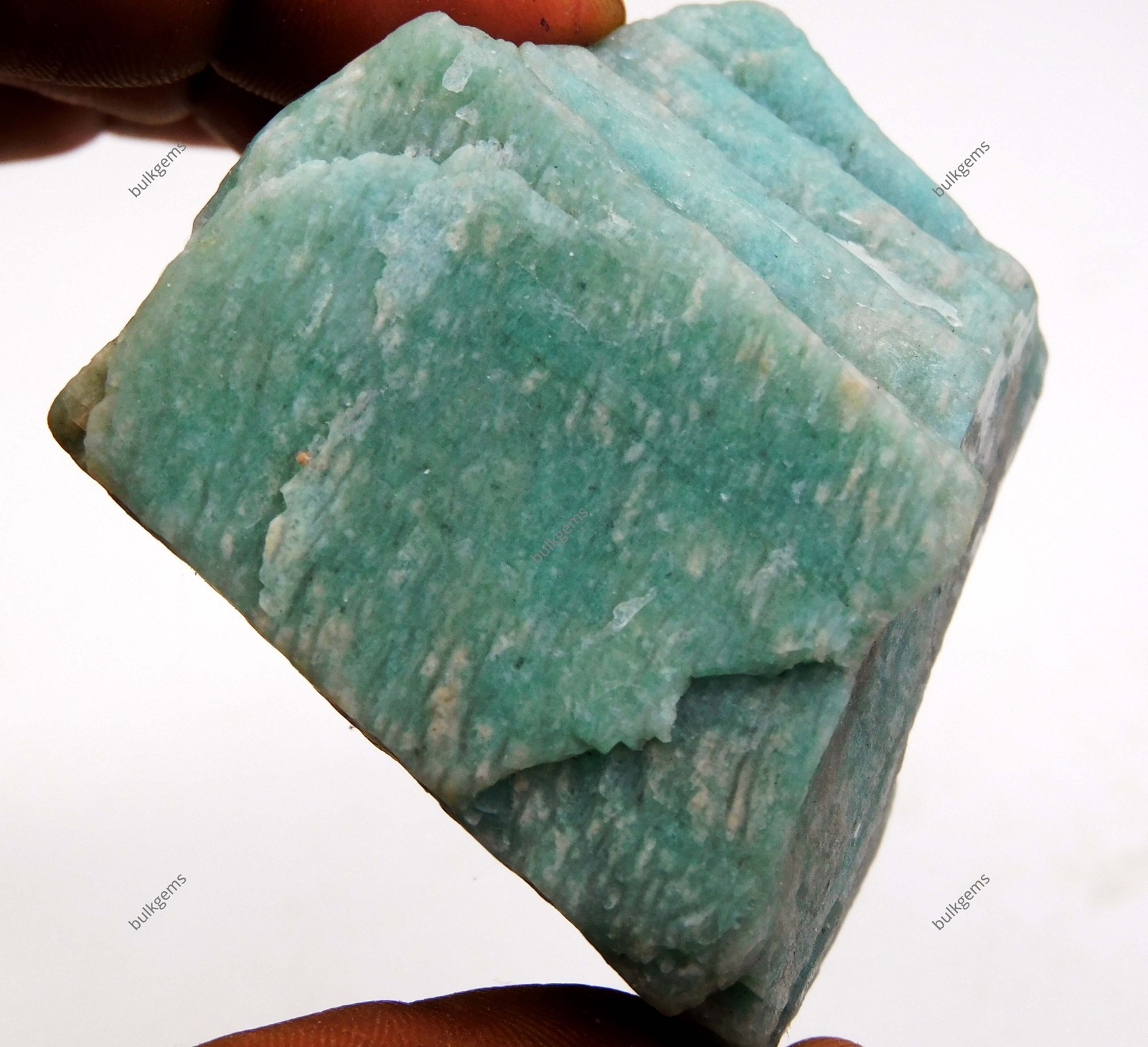 1260.75 Ct Natural Amazonite Blue Earth Mined Rough Certified Loose Gemstone