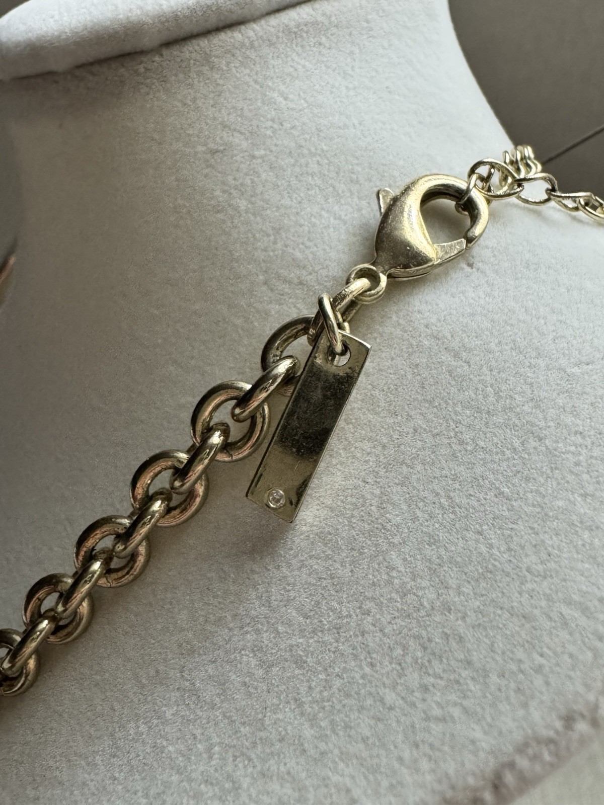 White House Black Market Brown Leather Necklace
