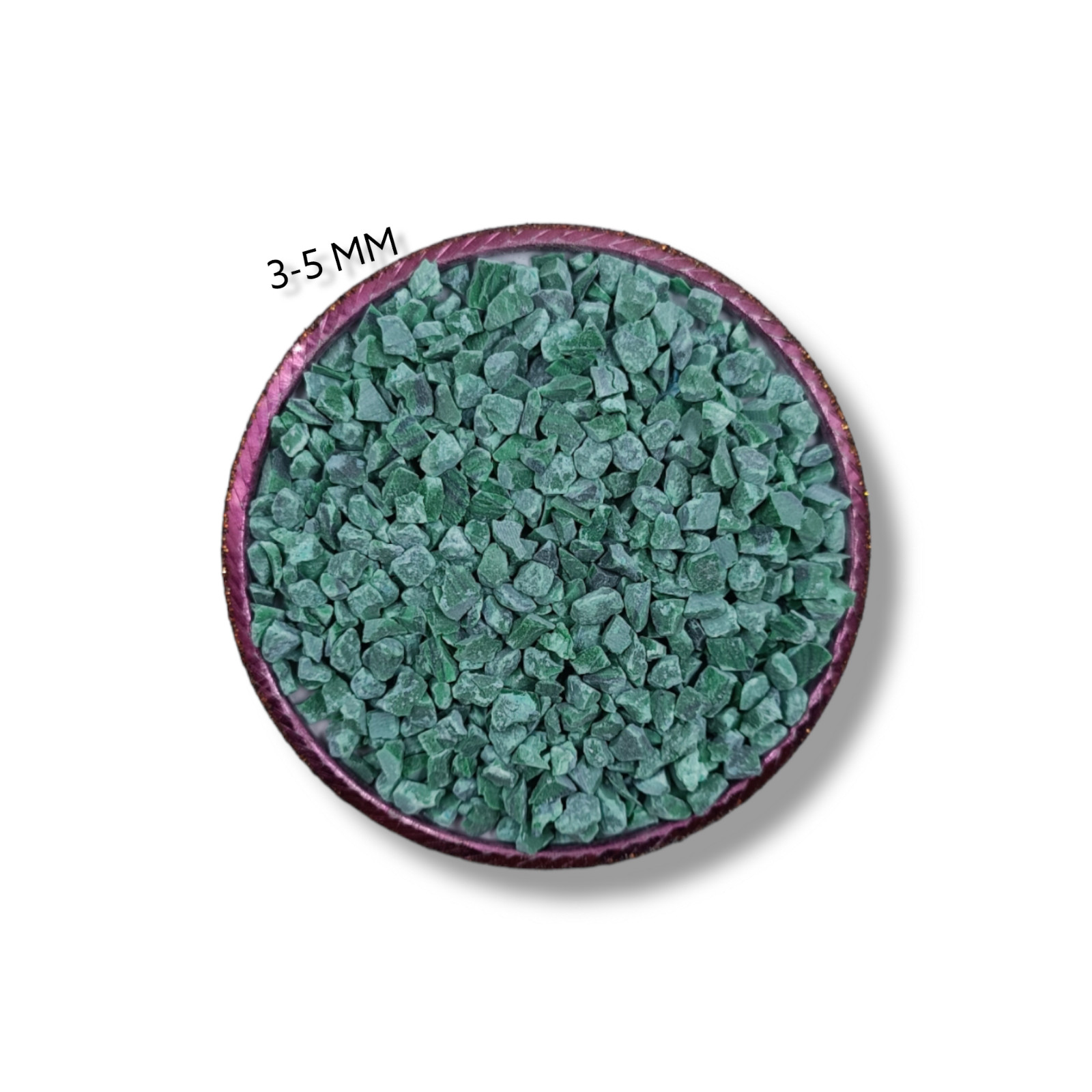 Crushed Malachite Gemstone Coarse Stone Inlay Woodworking Powder Inlay
