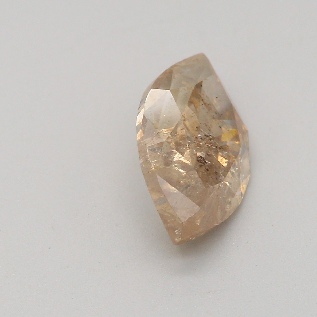fancy light brown marquise shape loose diamond