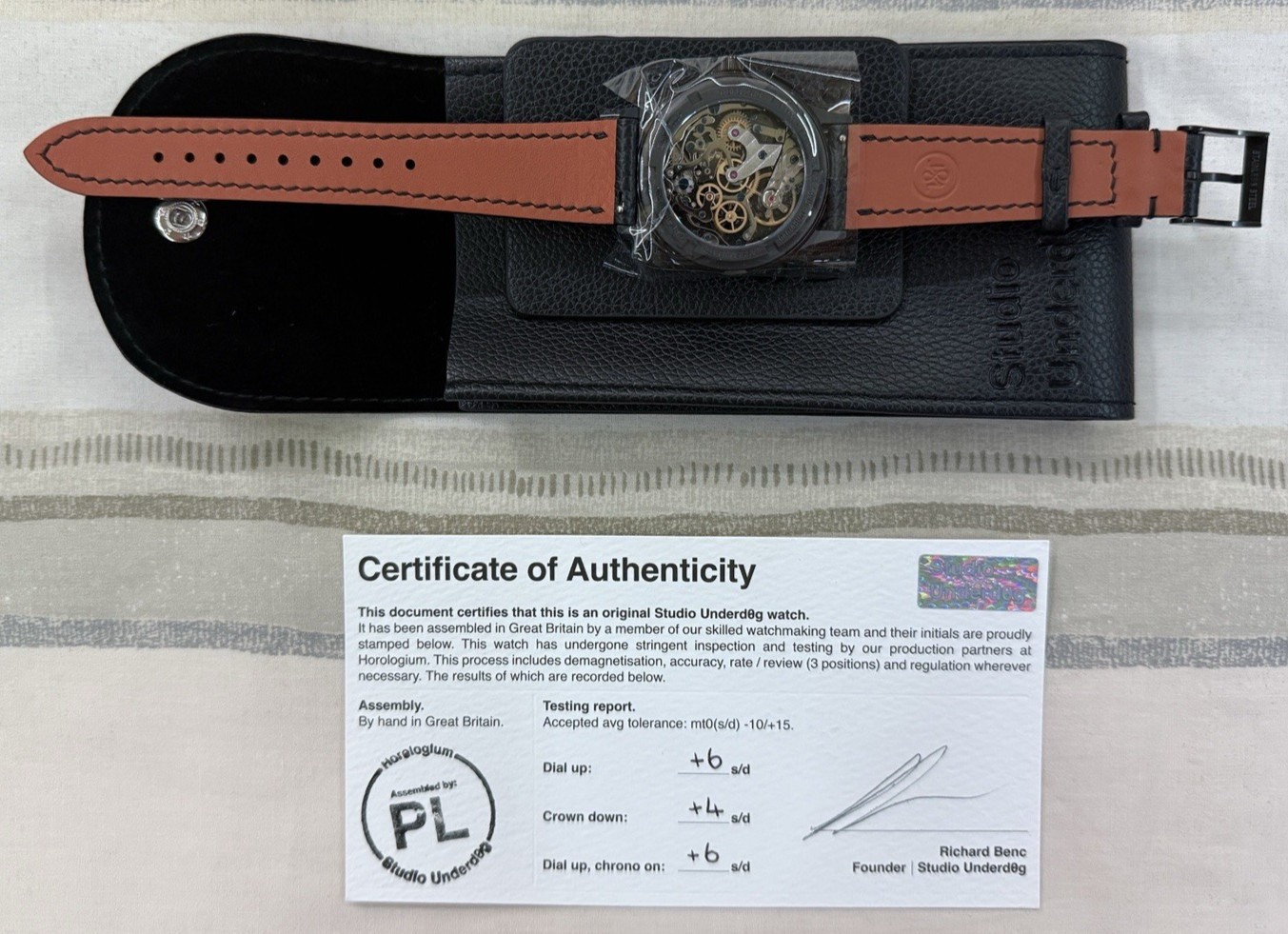 Time & Tide X Studio Underd0g 01 Burnt Pepperoni Pizza *Event Exclusive* Watch