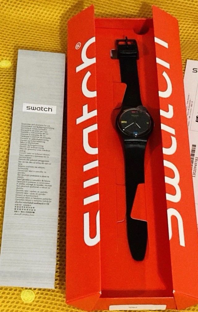 Swatch Watch “Don’t Be Too Late” 1984 Vintage RELOADED New *SPECIAL*