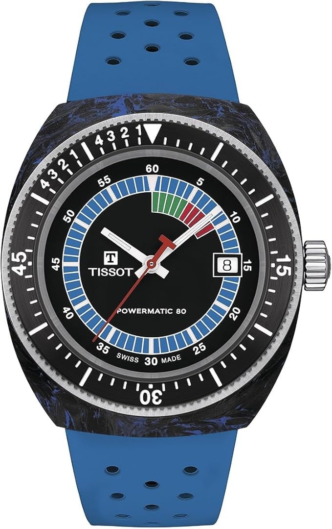 Tissot Sideral S Powermatic 80 Mens Diver Watch Automatic T145.407.97.057.01