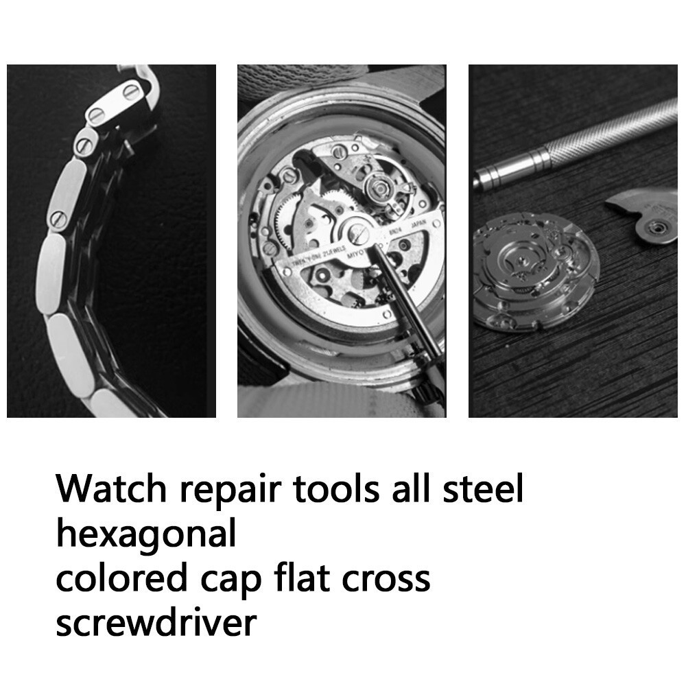 Watchmakers Screwdriver Set Stainless Steel Ergonomic Handles High Quality