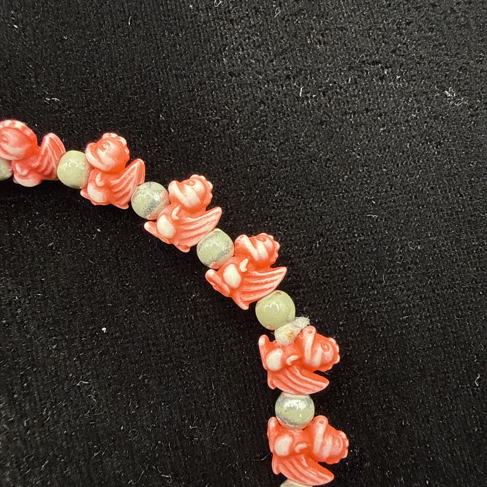 Vintage, Trrtlz Orange/Red Dragon, Elastic, Friendship Bracelet
