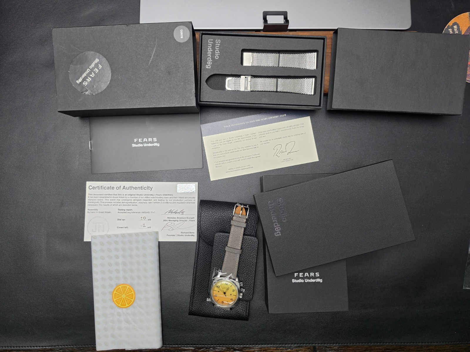 Fears X Studio Underdog-Mimosa from Cocktail Collection w Milanese Strap