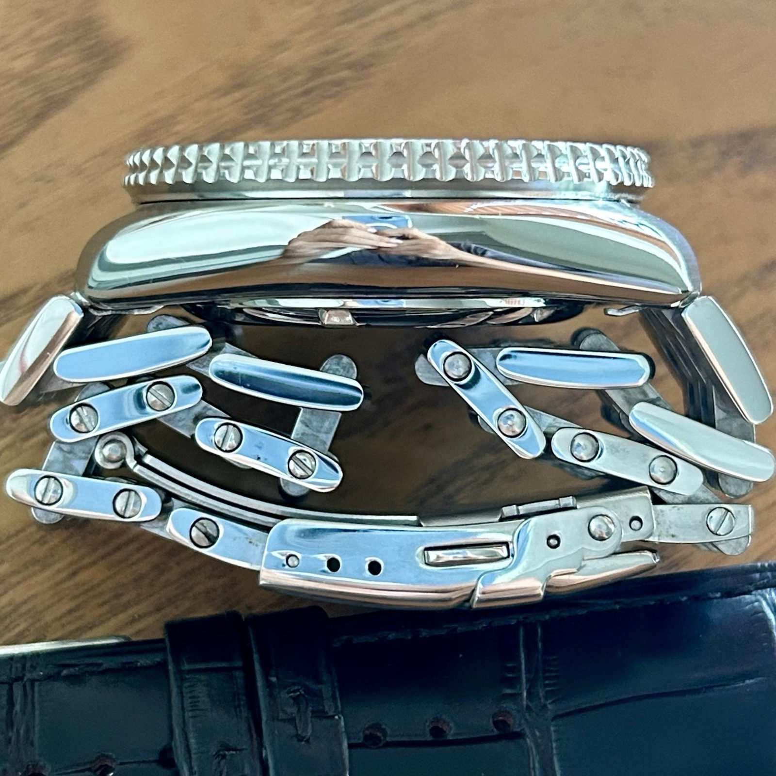 Seiko Diver SKX007 7S26-0020 w/ Steel Beads Of Rice Bracelet + PROOF OF SERVICE