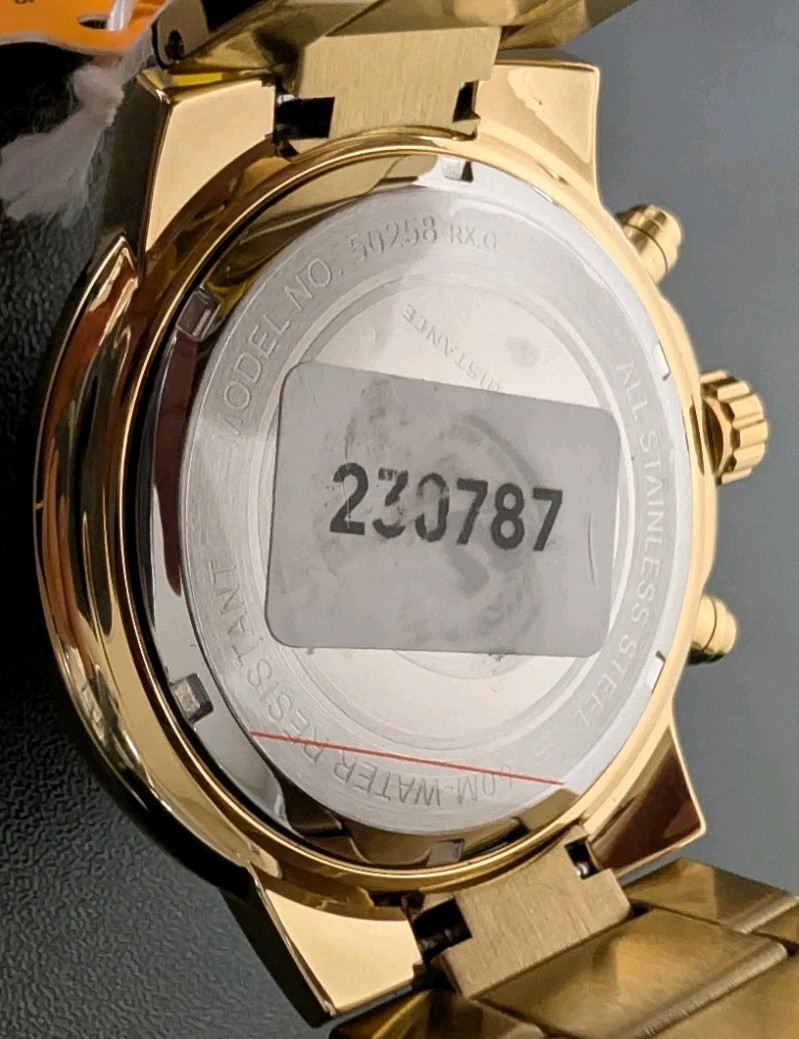 Invicta Racing S1 Rally Men’s Watch (Model 50258) – Full Gold Tone