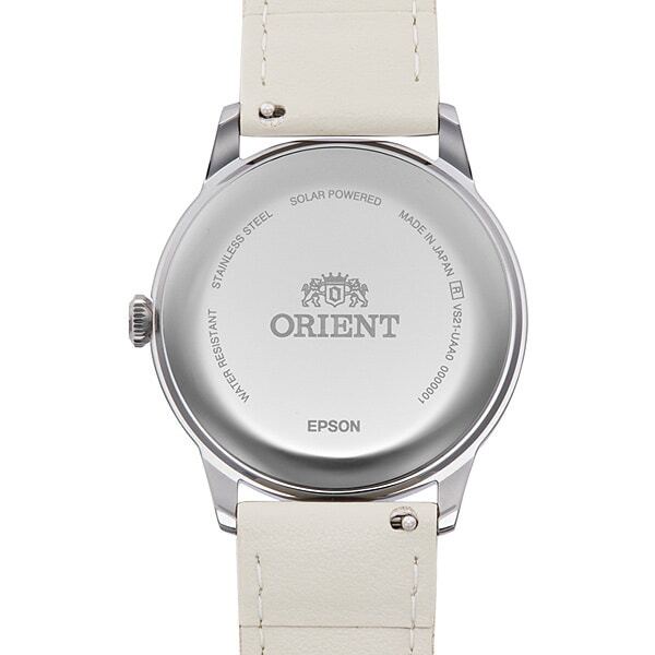 ORIENT Classic Bambino 38 RN-WK0002E Analog Men’s Watch Ivory White Silver Solar