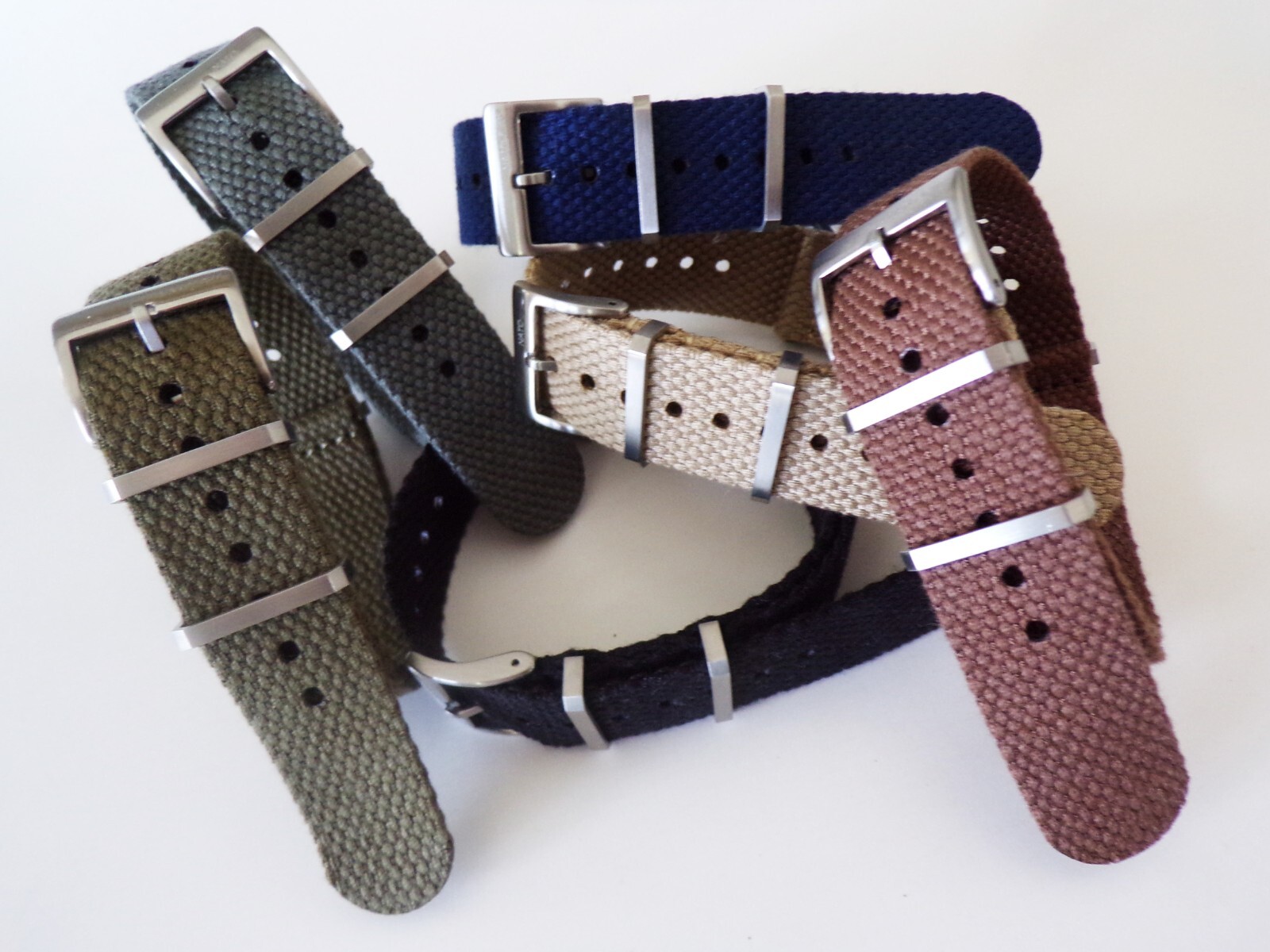 NATO® Hemp Eco Friendly Heavy Nylon Watch strap Breathable Ultra Soft Flexible