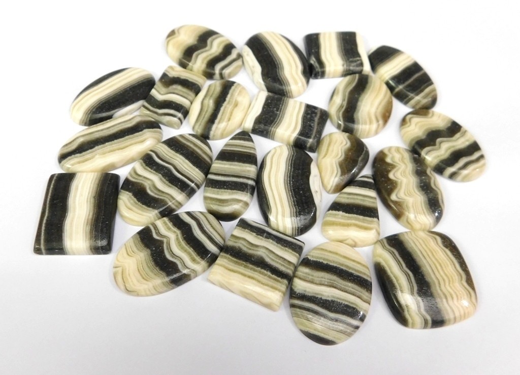 Quality Zebra Onyx Gemstone Cabochon Fancy Gemstone Jewelry Making 71318