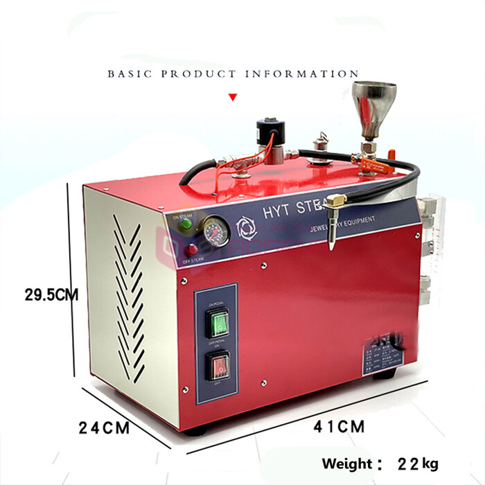 6L High Pressure Jewelry Steam Cleaner Gold Silver Jewelry Cleaning Machine
