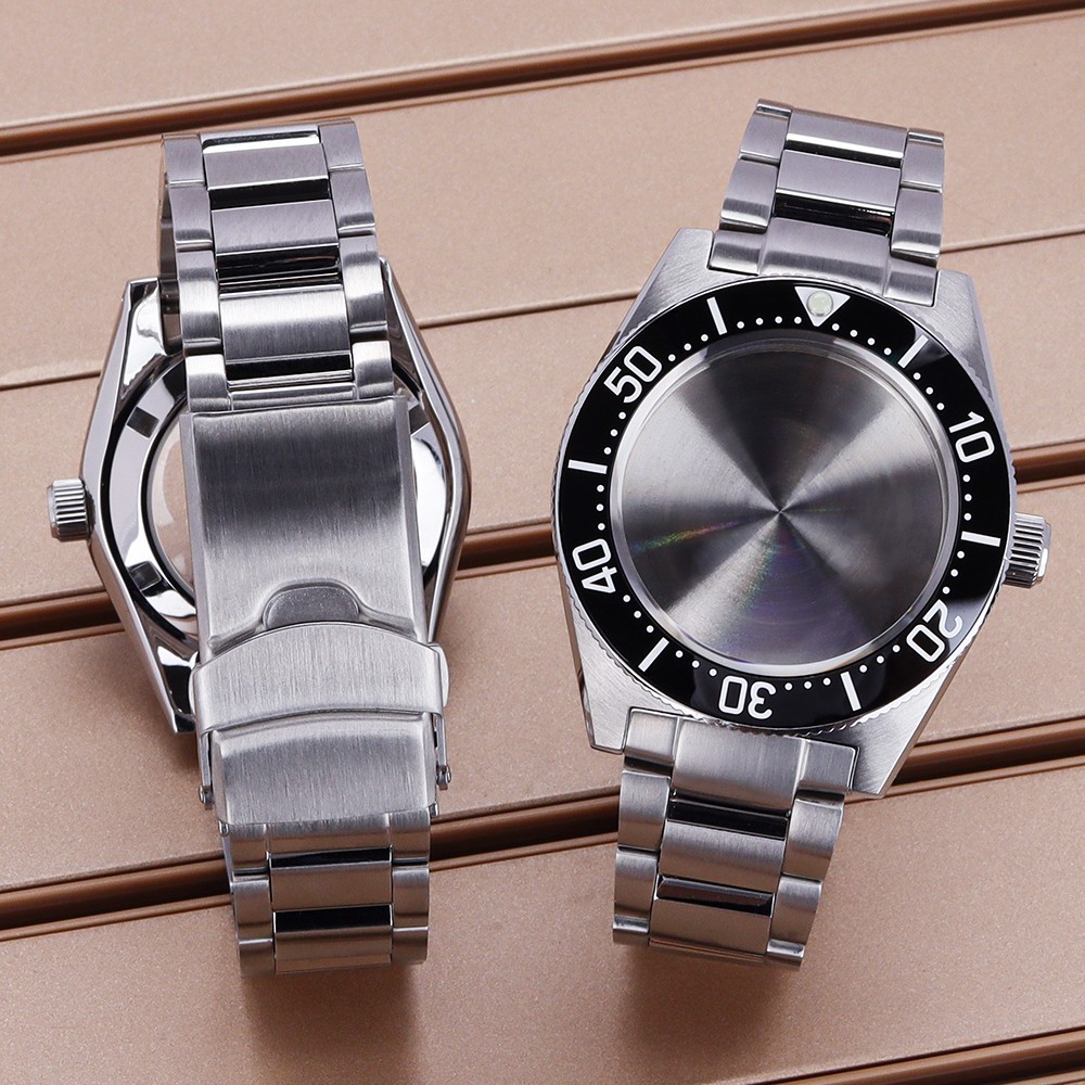 40.5mm NH35 Watch Case Wristband Modify 62MAS Mod Sapphire For Seiko NH35 36 38