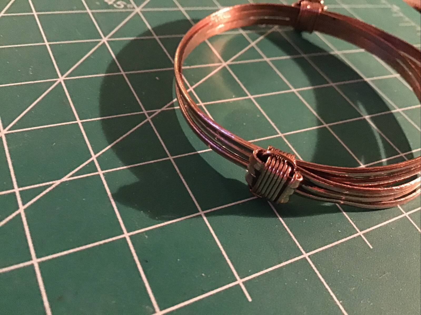 Elephant hair bracelet made from copper Kenya Kenyan Africa African Bangle