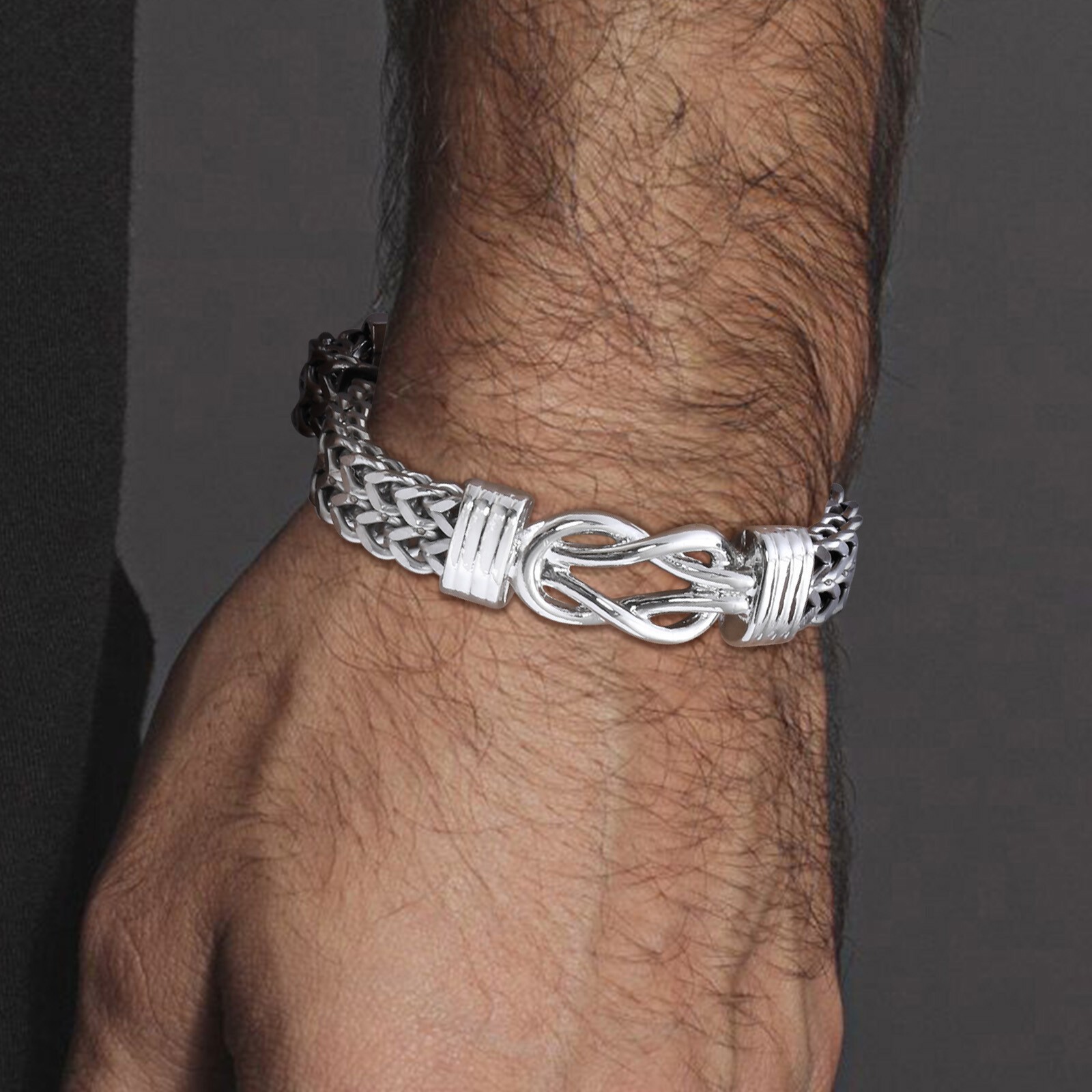 Knot Bracelet Gifts for Men Stainless Steel Bracelets Daily Wear Premium