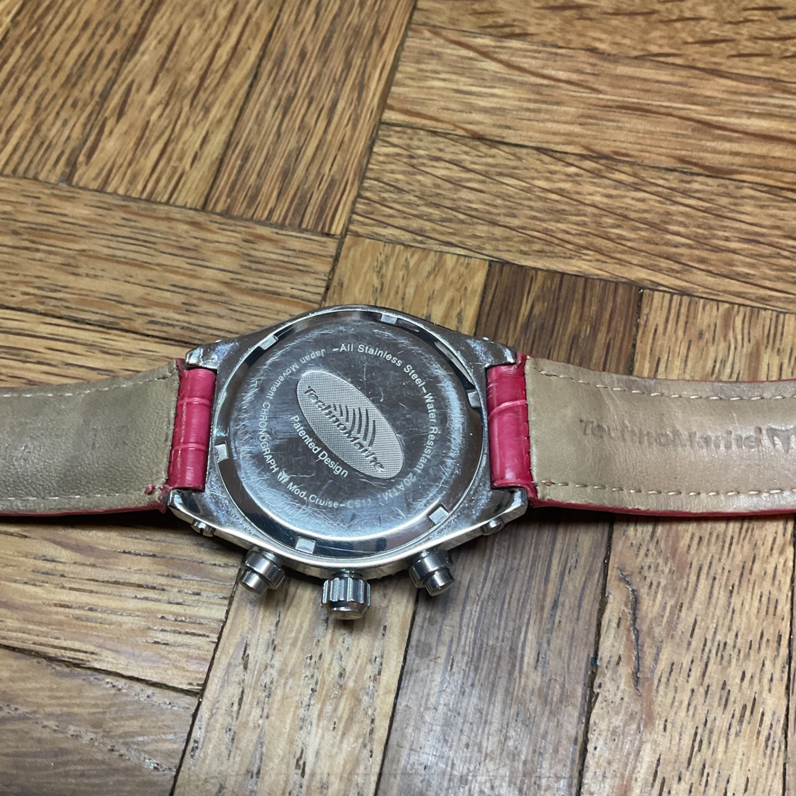 TechnoMarine Cruise CS11 45mm Unisex Chronograph 200M Louisiana Alligator Strap
