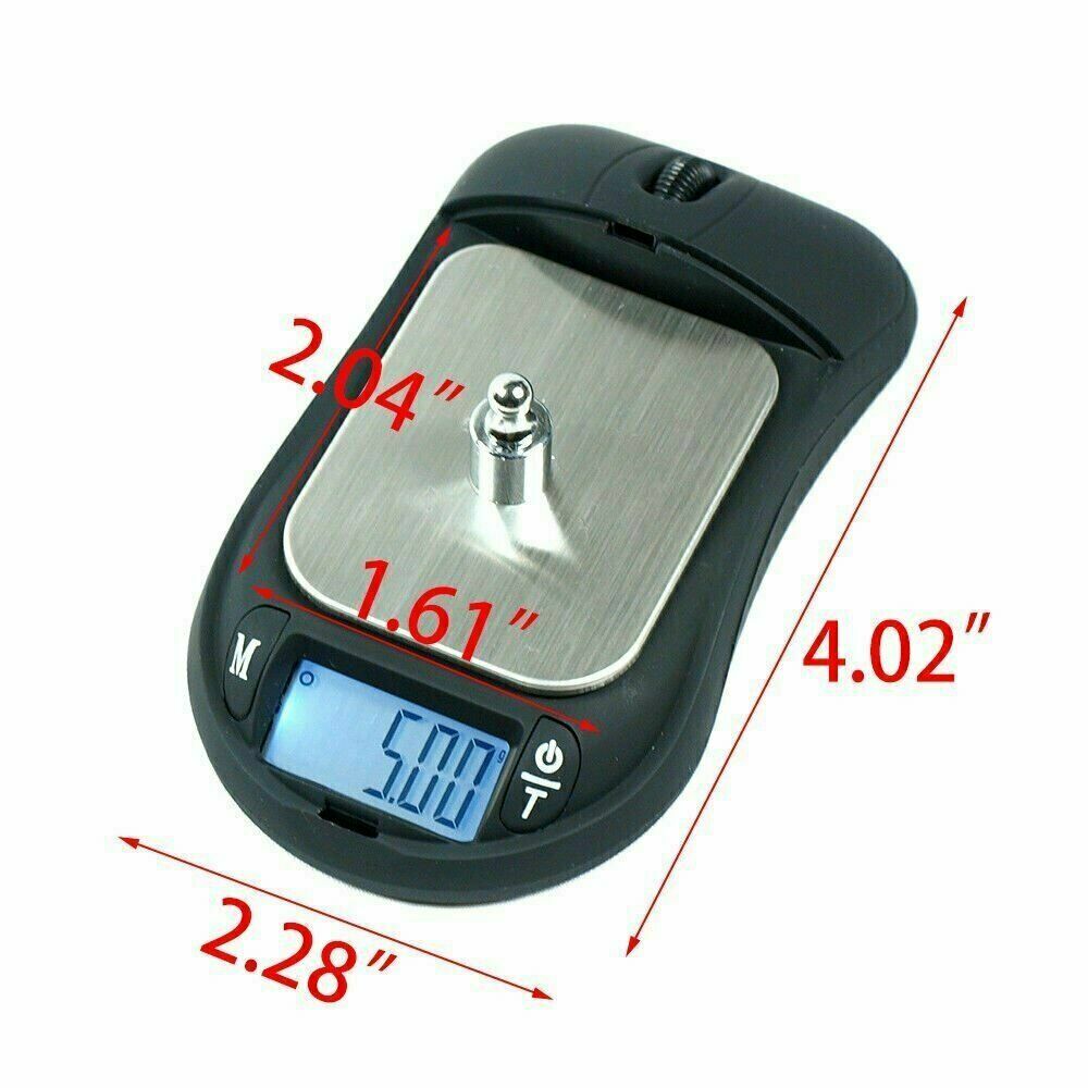 200g x 0.01g Digital Pocket jewelry Scale MH-338 & 2x100g 5g calibration weights