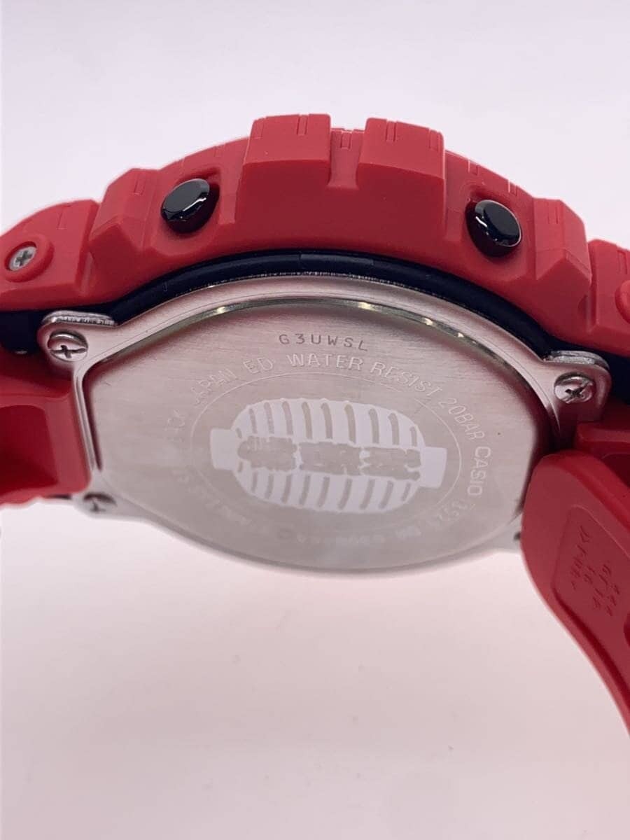 CASIO Quartz Watch G SHOCK Digital Rubber RED RED SS