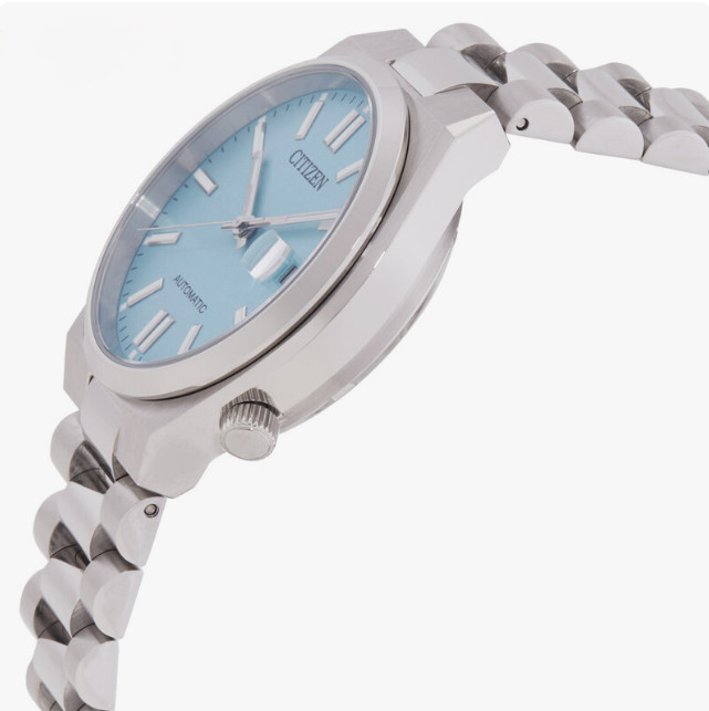 Citizen NJ0200-50L NEW Tsuyosa Automatic Men’s Watch, Silver w/Blue Dial, 37 mm