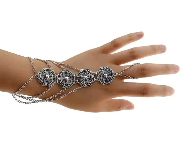 Boho Luxury Rainbow CZ Bracelet Jewelry Set Women Antique Gold & SilverPartyGift