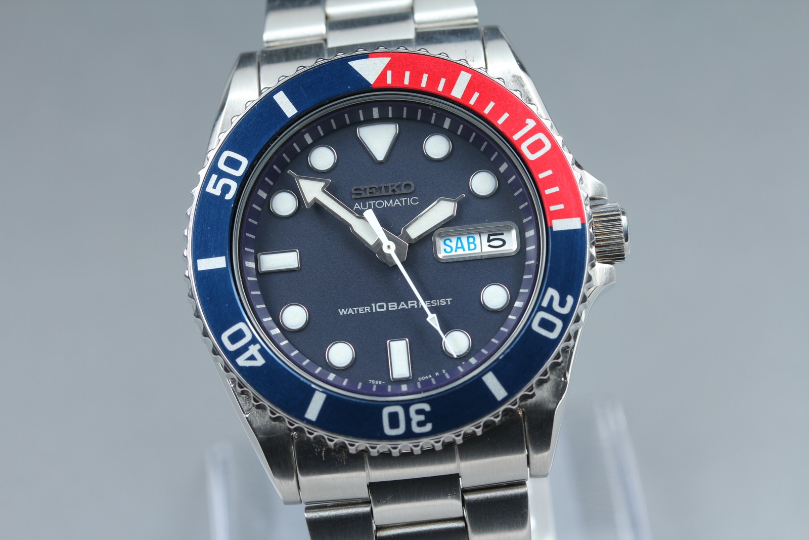 MINT SEIKO SKX033 7S26-0040 100m Divers PEPSI Automatic Men’s Watch From JAPAN