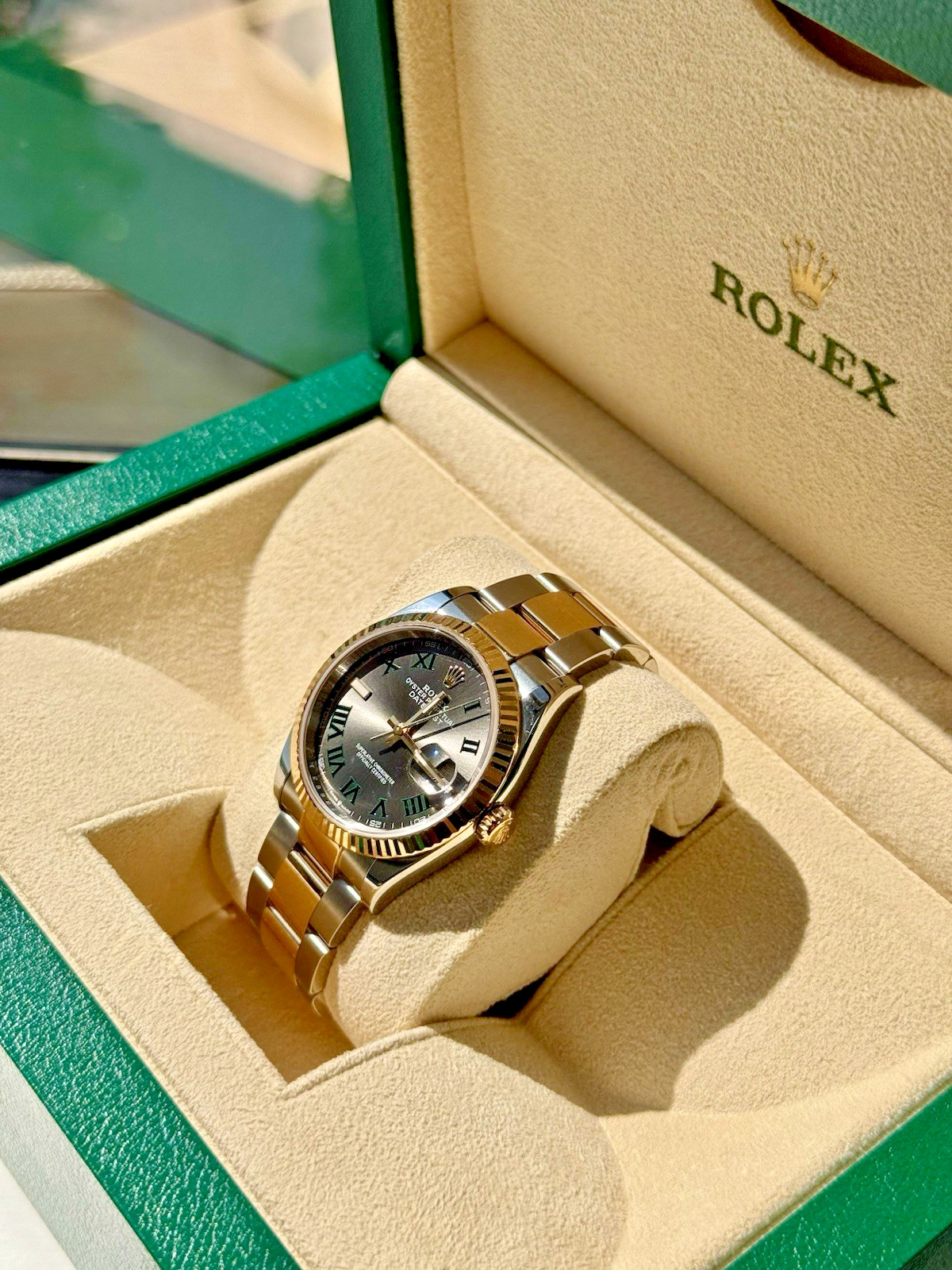 Rolex Datejust 36 126233 Wimbledon Dial Steel Gold Jubilee Box Papers 2024
