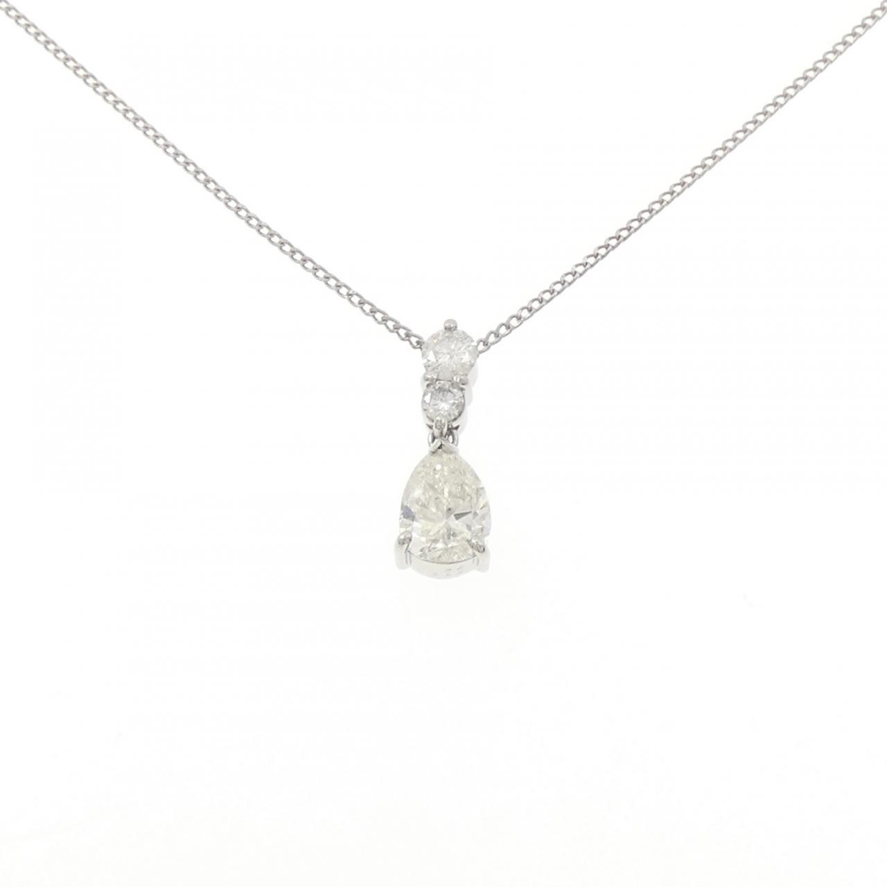 Authentic PT1000 Diamond Necklace 1.064CT #230-000-654-7027
