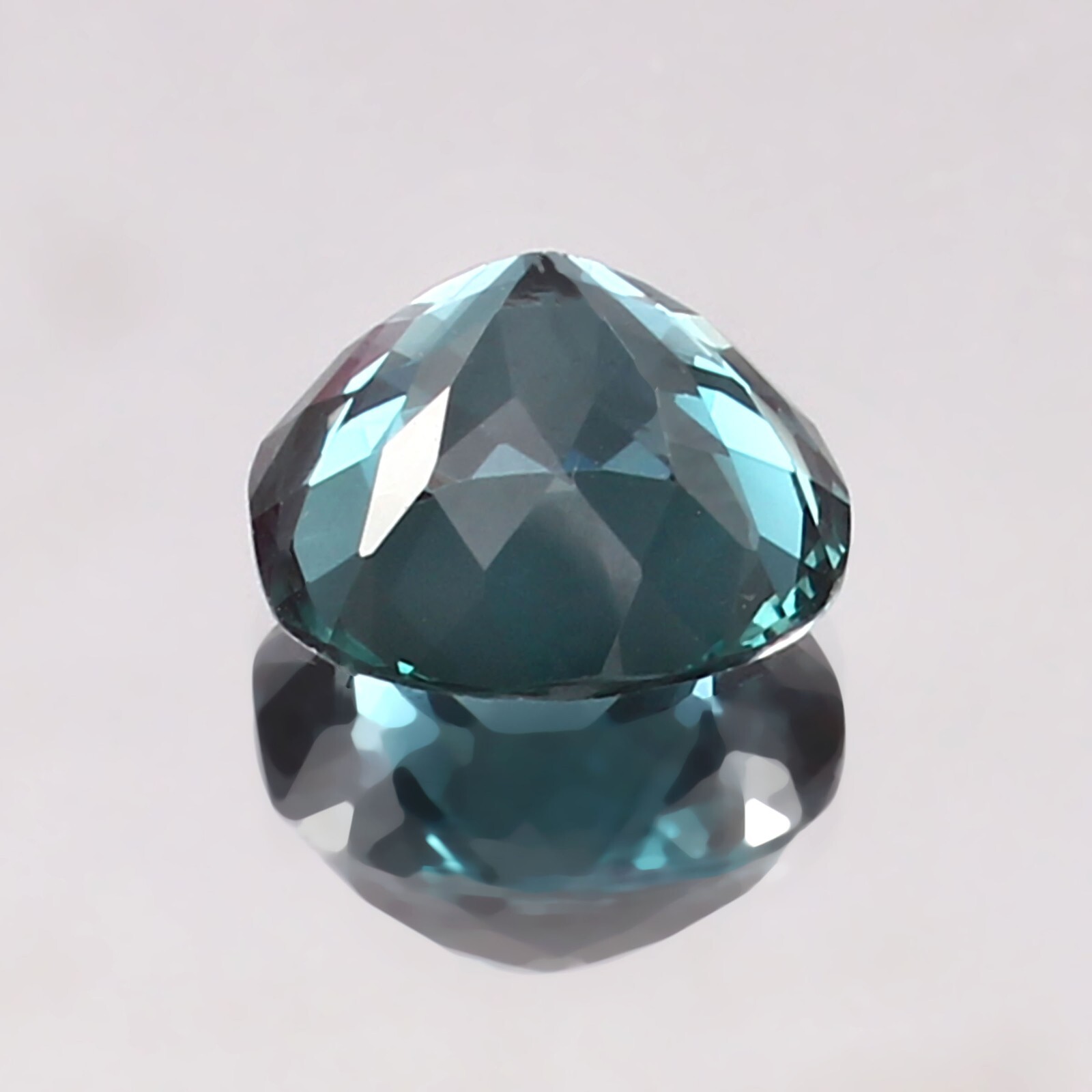 AAA 11.50 MM Natural Flawless Blue Green Tourmaline Cushion Loose Gemstone Cut