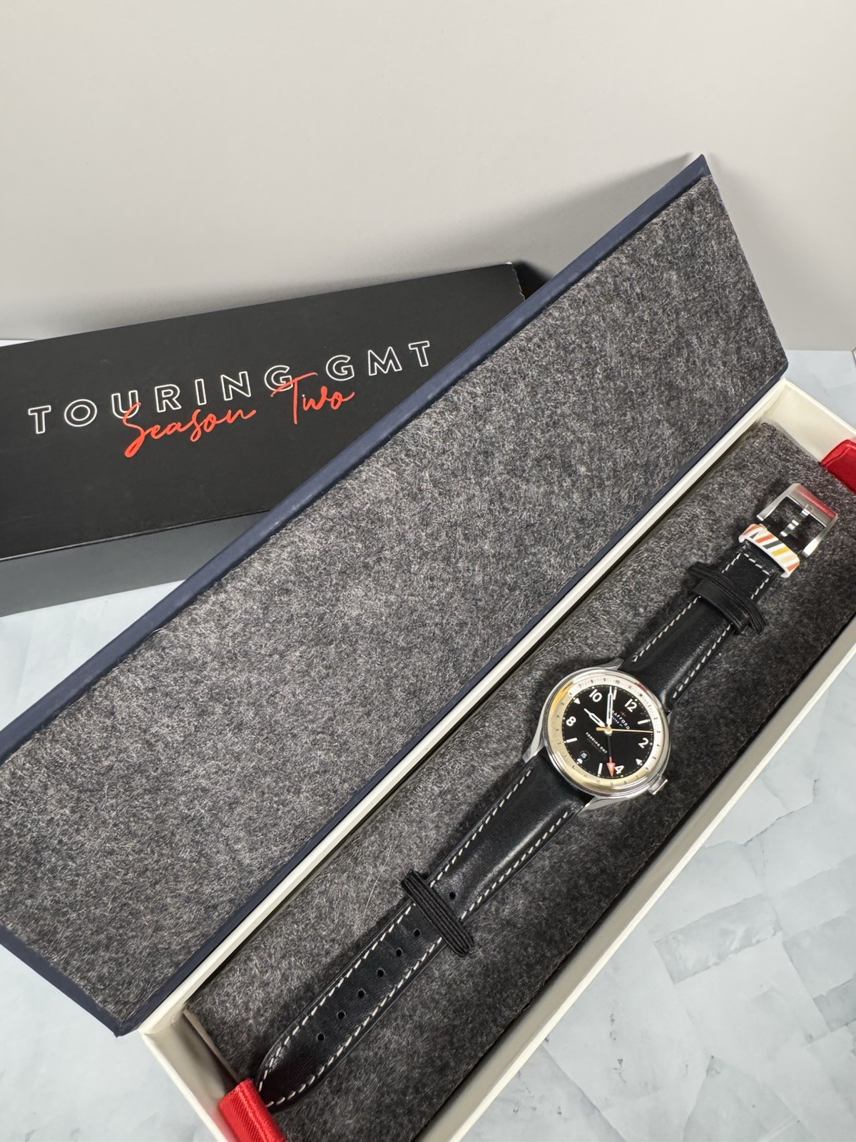 Trafford watch Co Touring GMT Slow Hand Automatic Watch