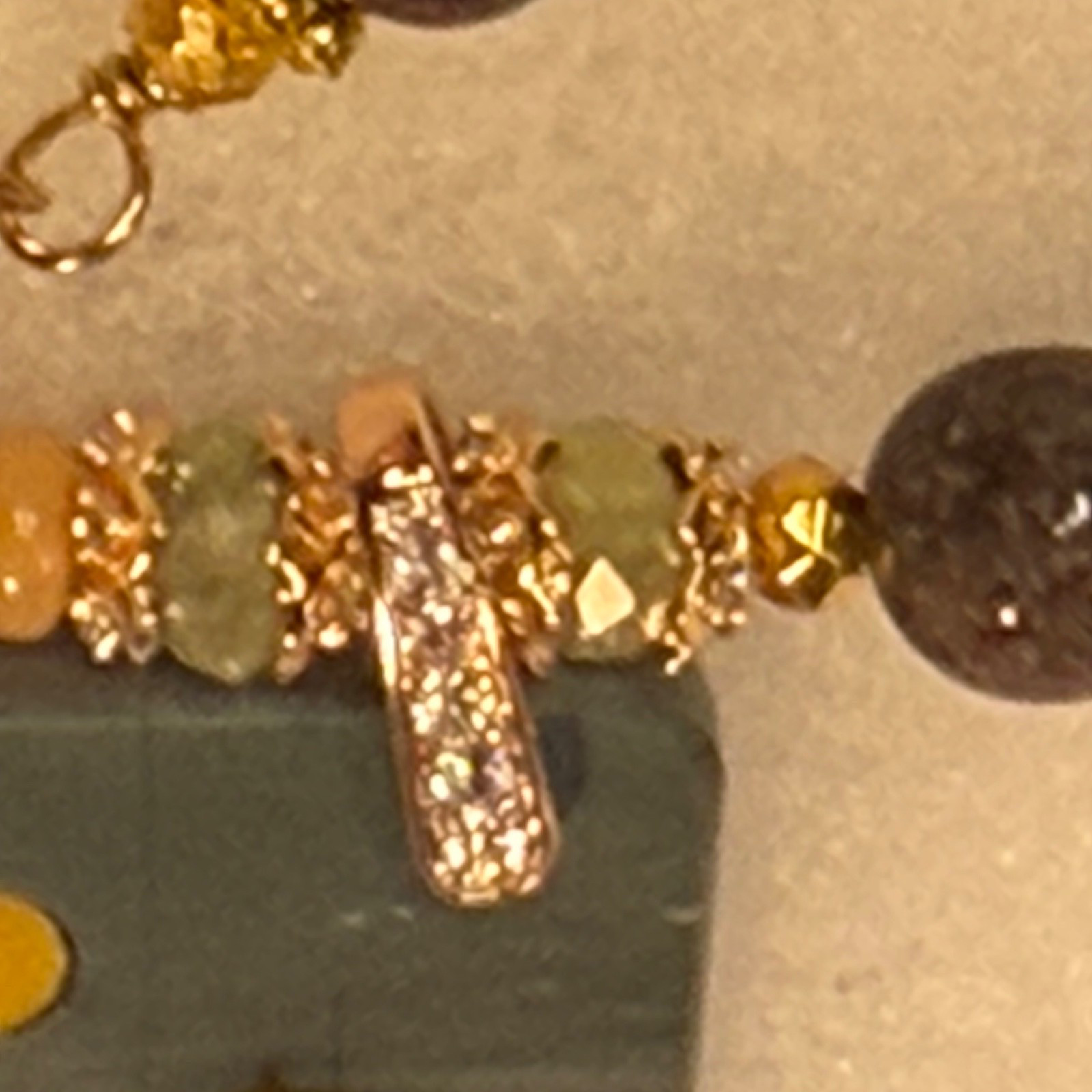 CHERRY CREEK JASPER PENDANT MOOKAITE MOON NECKLACE 18 K GF EARRINGS