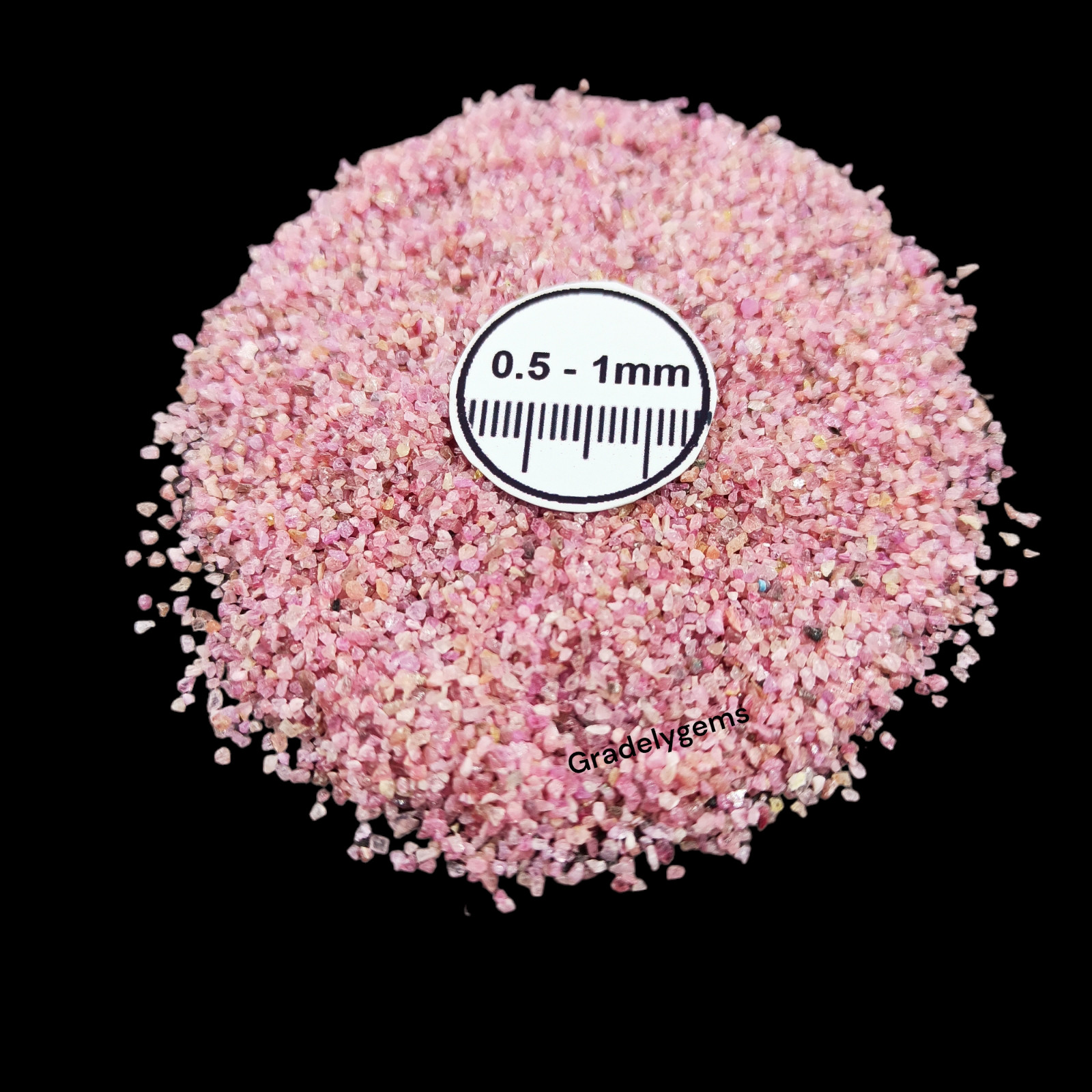 Radiant Ruby Gemstone Crushed Powder – Intense Red Hue for Resin Art, DIY Crafts