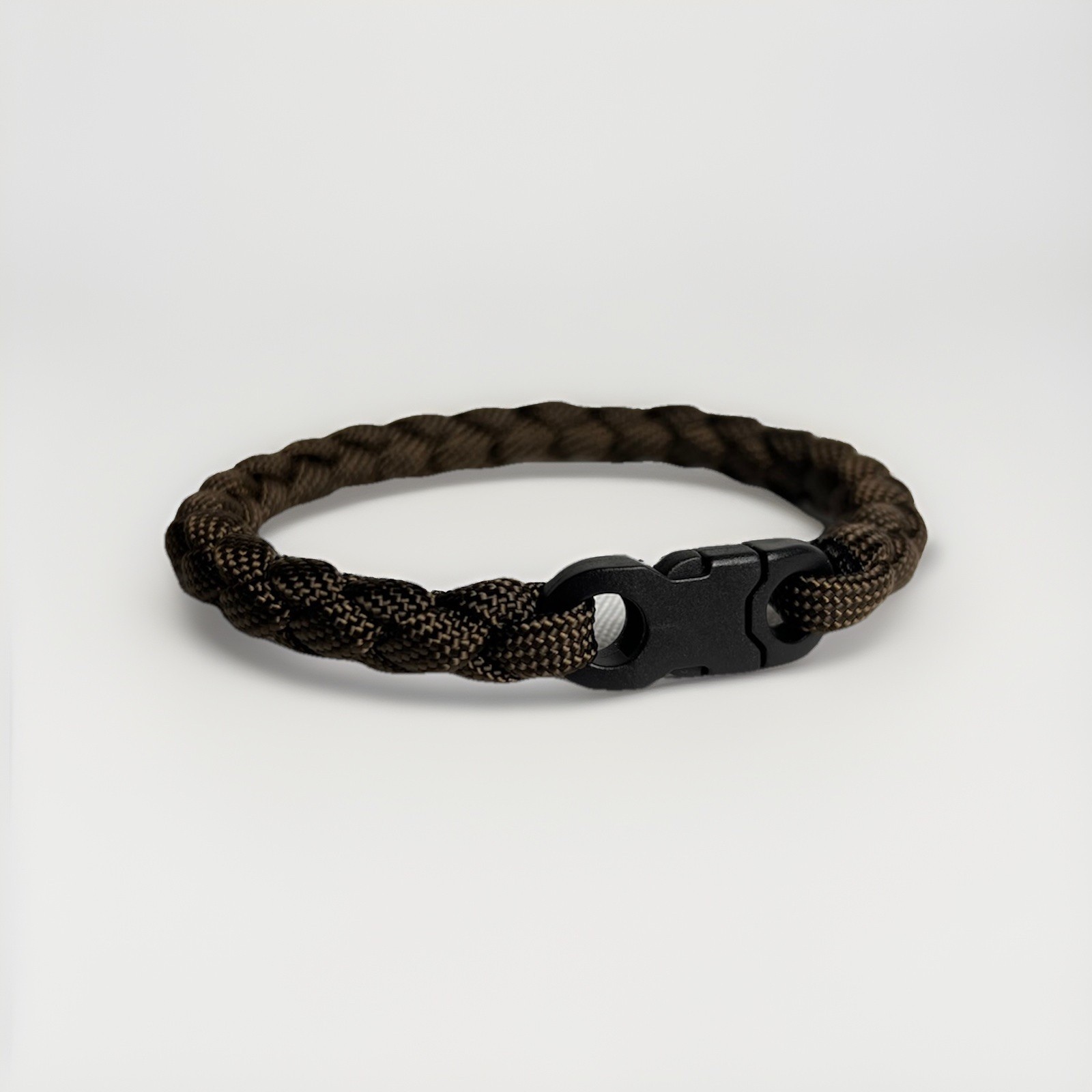 OD Green Minimalist Braided Paracord Bracelet Handmade Everyday Wear 8mm