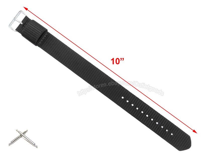 19mm & 21mm Odd Size MOD Mil Series RAF Military Nylon Watch Strap Watchband