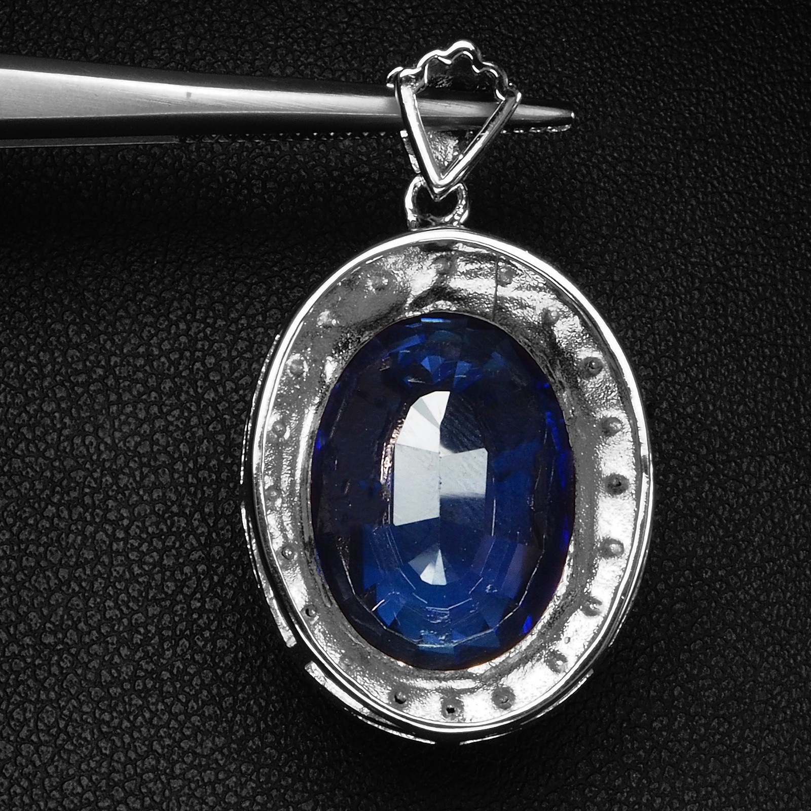 Stupendous Royal Blue Tanzanite 31.50Ct 925 Sterling Silver Handmade Pendants