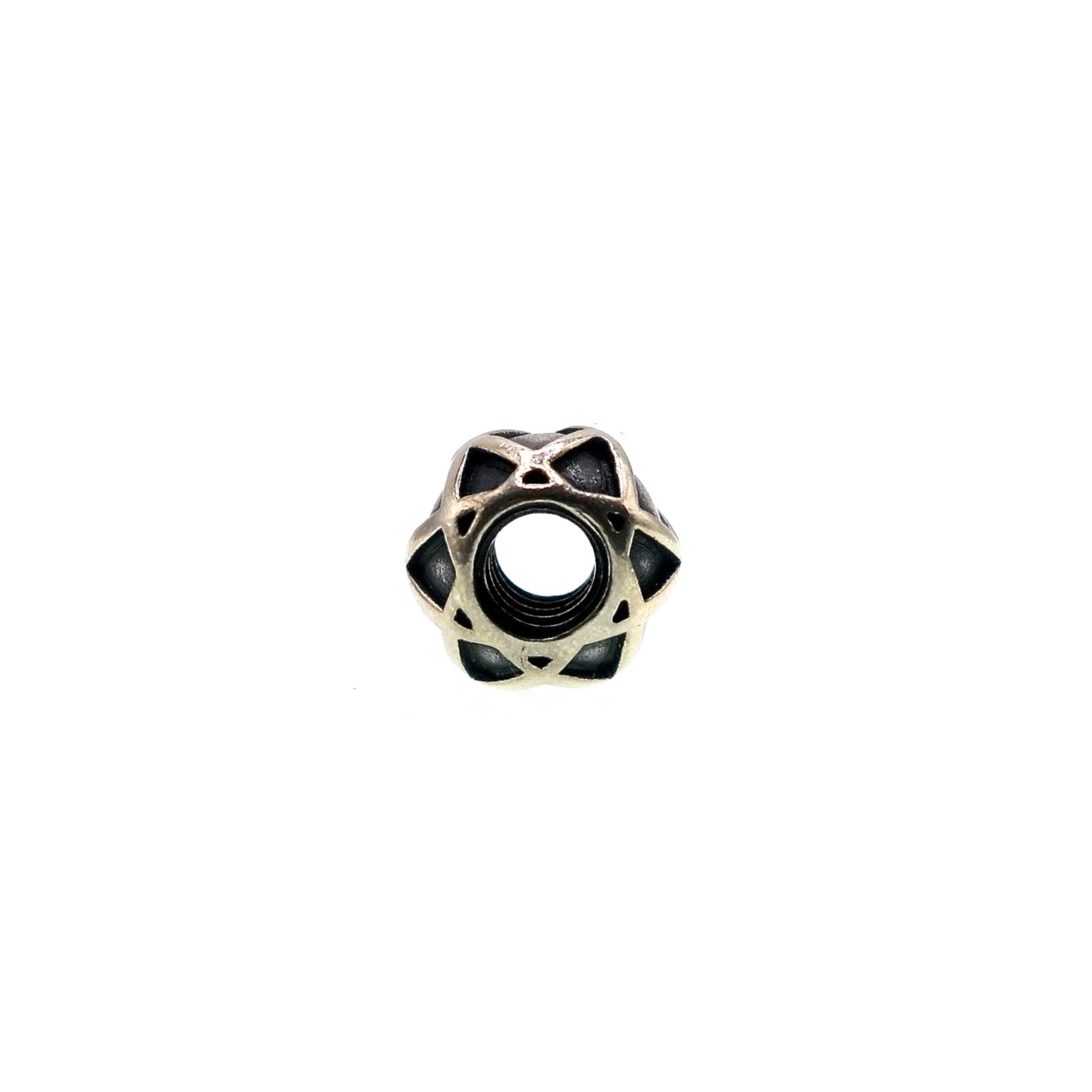 PANDORA Sterling SIlver Retired Harlequin Charm Signed ALE 925 9.8mm by 10.6mm