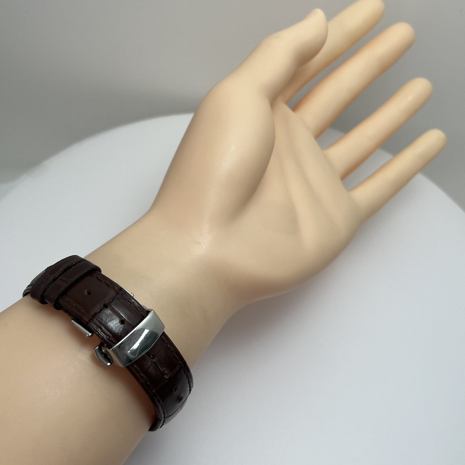Seiko Issey Miyake Glass Watch NYAH001 TOKUJIN YOSHIOKA Qz Leather w/Box #B888