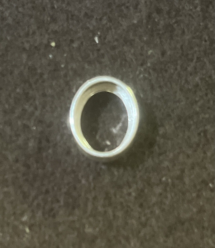 10x8mm Oval Tube Setting Cast Sterling Silver Step Bezel Cup 8×10