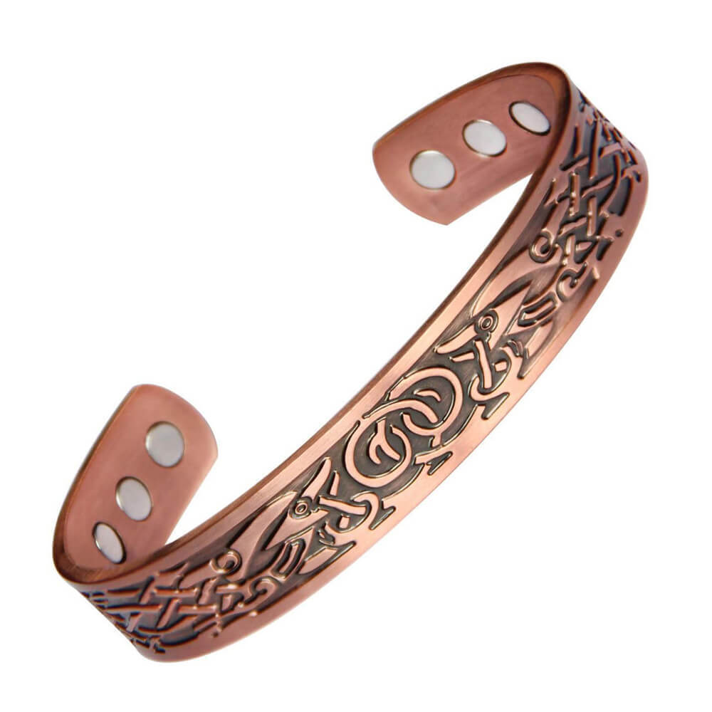Hand Forged Copper Alloy Bracelet Solid Copper Arthritis Relief Bracelet