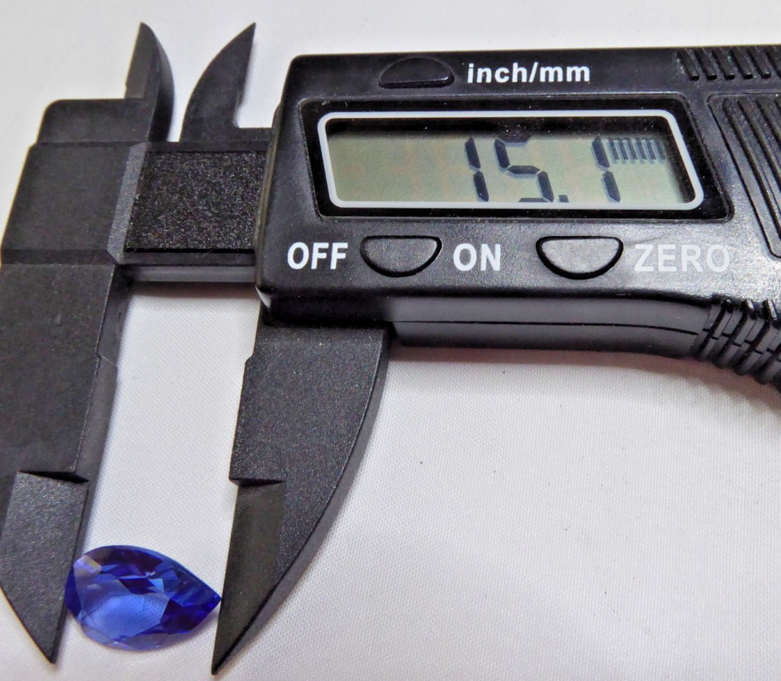 4 HUGE LAB CREATED TANZANITES