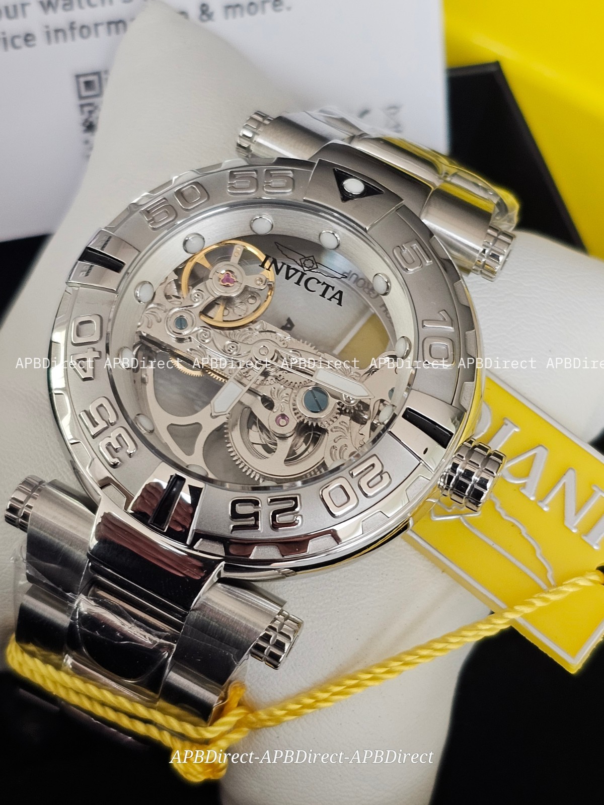 Invicta Subaqua Noma I – Automatic BRIDGE Mvmnt Skeleton Black Bezel mens watch