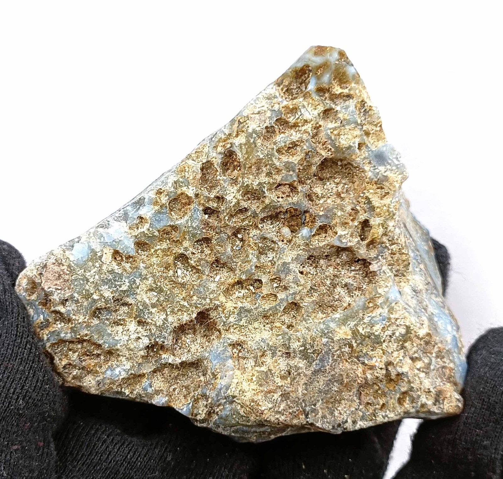 DYED ROUGH EGL CERTIFIED LOOSE GEMSTONE 1120 CARAT NATURAL BLUE OPAL+GIFT R