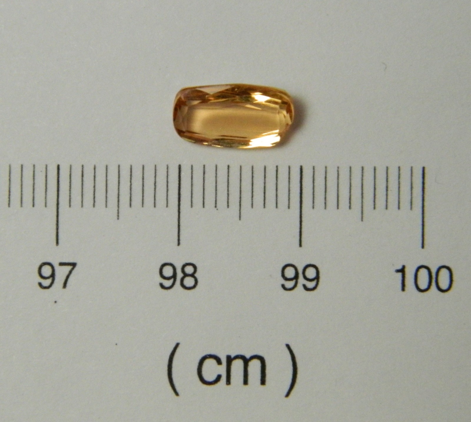 Imperial Topaz 2.10 Ct Clarity IF W/Chip Cushion Cut Natural Golden Brazil I025
