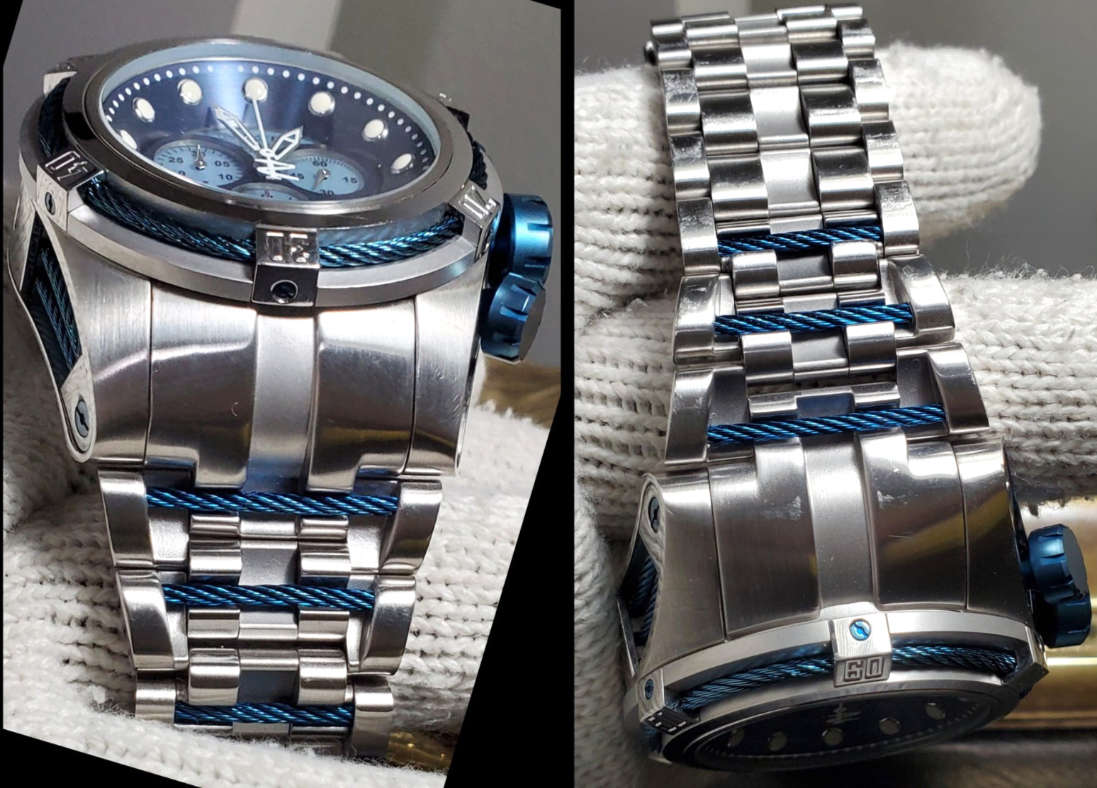 INVICTA RESERVE BOLT ZEUS SWISS CHRONO RONDA Z60 MEN’S WATCH 53mm MOP #12728